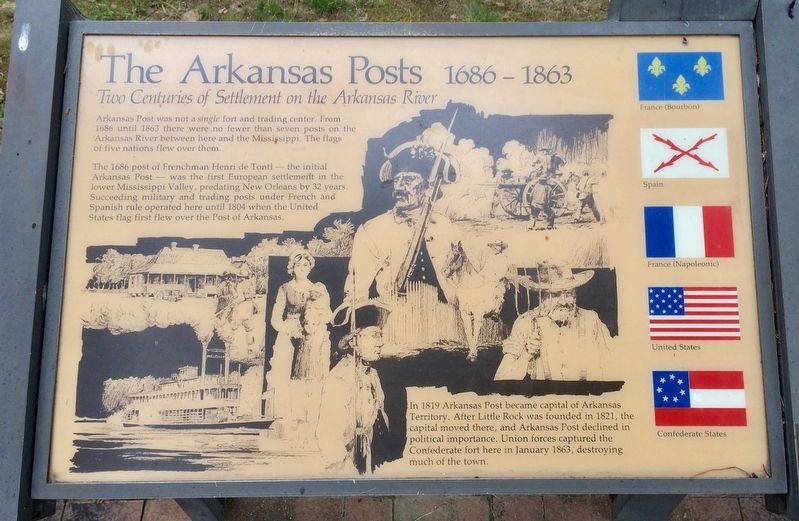The Arkansas Posts Marker image. Click for full size.