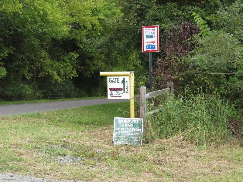 Entrance to Battle of Kelly's Ford Marker. Click for full size. Entrance to Battle of Kelly's Ford Marker image. Click for full size.