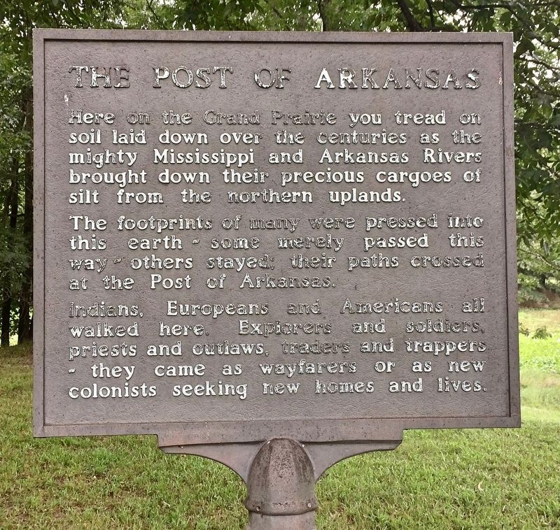 The Post of Arkansas Marker image. Click for full size.