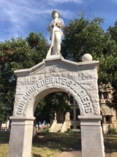 Denton Texas Civil War Memorial Marker image. Click for full size.