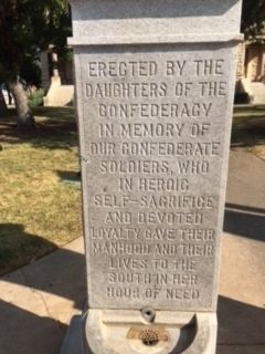 Denton Texas Civil War Memorial Marker. Click for full size. Denton Texas Civil War Memorial Marker image. Click for full size.
