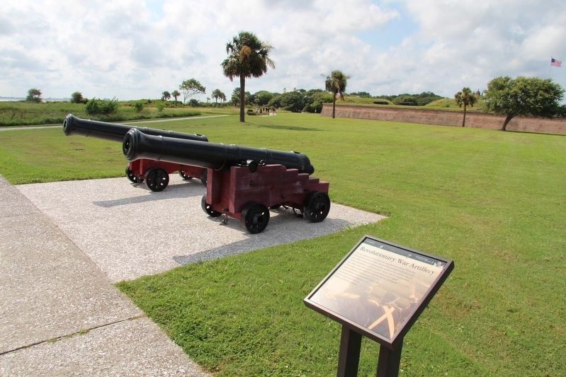 Revolutionary War Artillery Marker image. Click for full size.