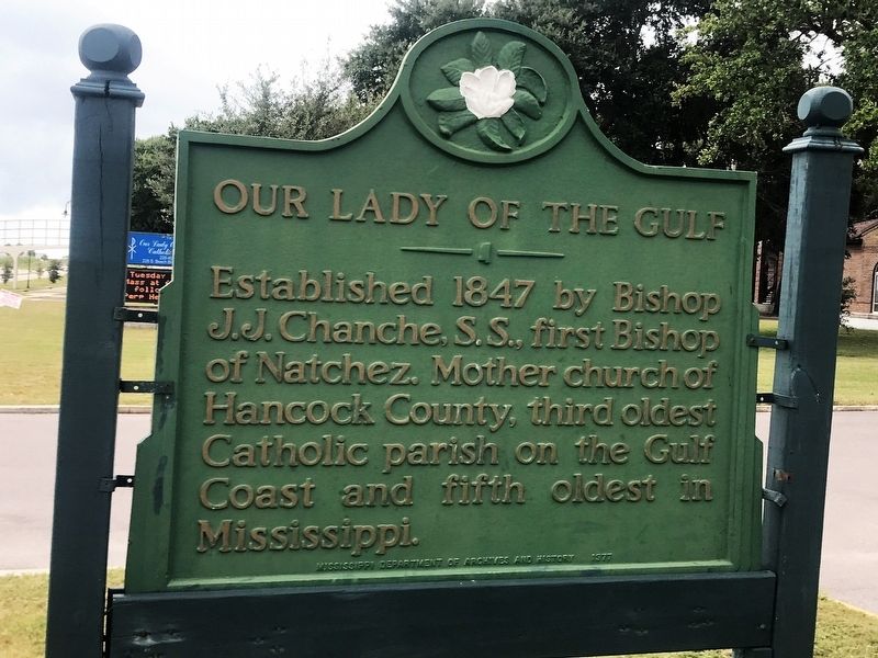 Our Lady of the Gulf Marker. Click for full size. Our Lady of the Gulf Marker image. Click for full size.