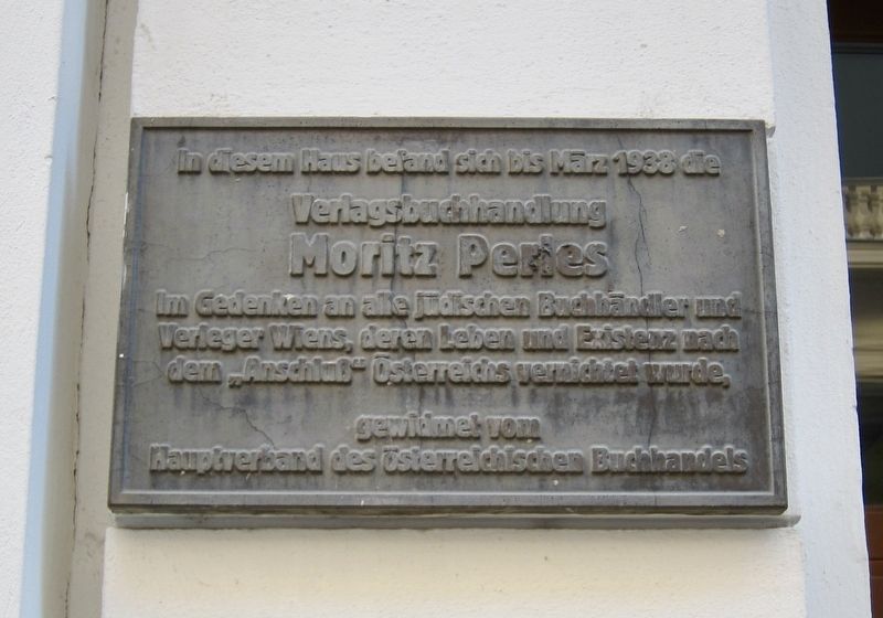 Moritz Perles Marker image. Click for full size.