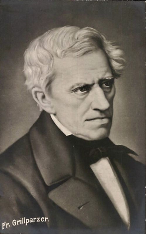 Franz Grillparzer (Austrian Portrait Postcard ca. 1905) image. Click for full size.