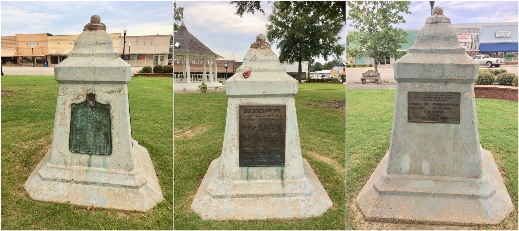 Ashley County War Memorials image. Click for full size.