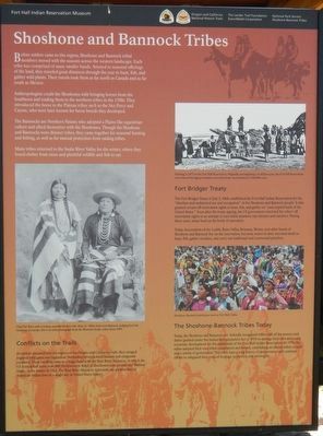 Shoshone and Bannock Tribes panel image. Click for full size.