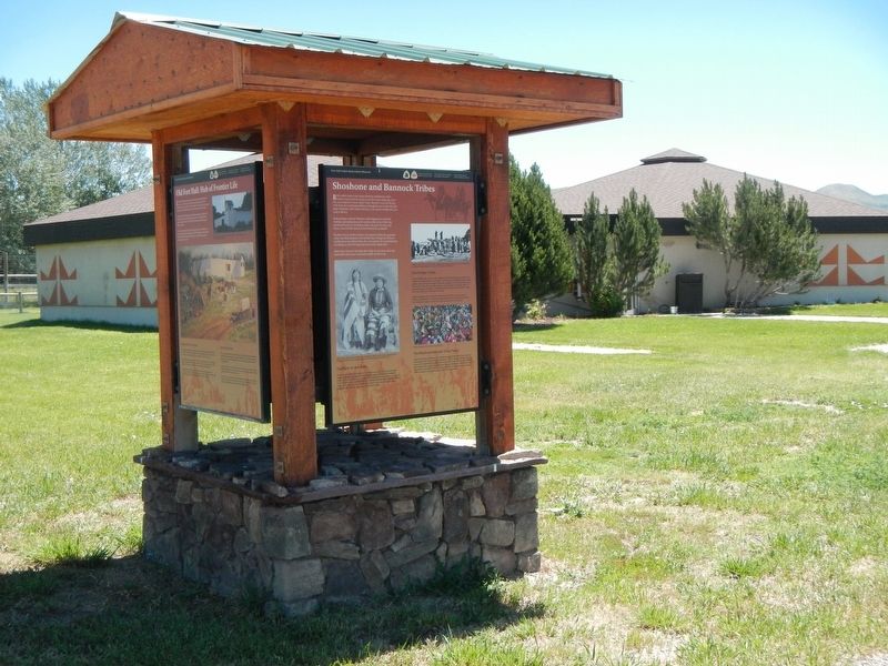 Shoshone and Bannock Tribes Kiosk image. Click for full size.