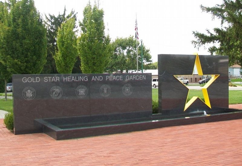 Veterans Memorial Gold Star Healing & Peace Garden image. Click for full size.