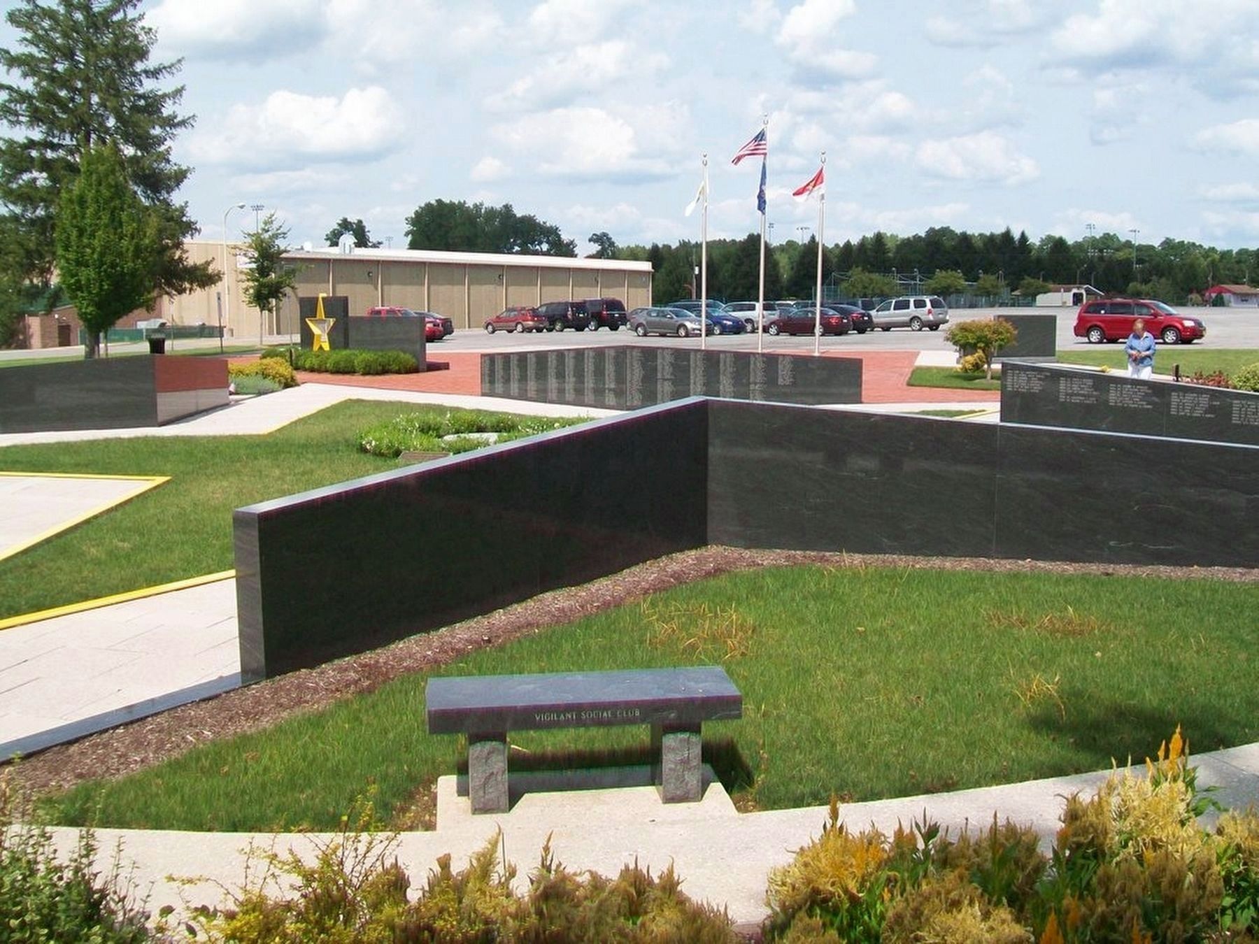 Veterans Memorial Gold Star Healing & Peace Garden image. Click for full size.