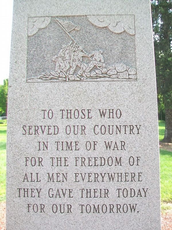 War Memorial Dedication image. Click for full size.
