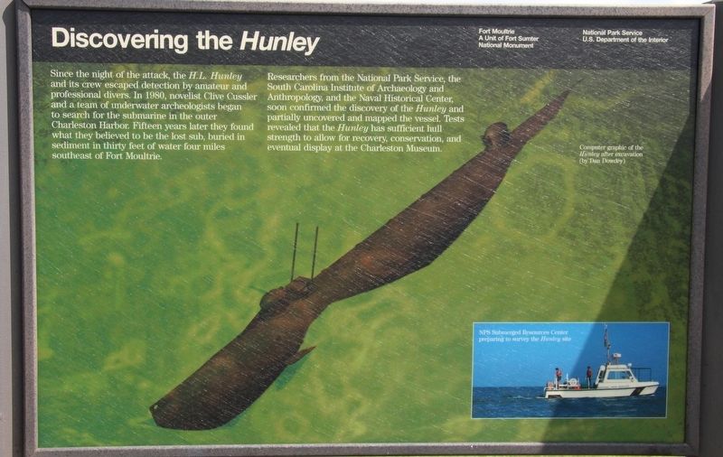 Discovering the <i>Hunley</i> Marker image. Click for full size.