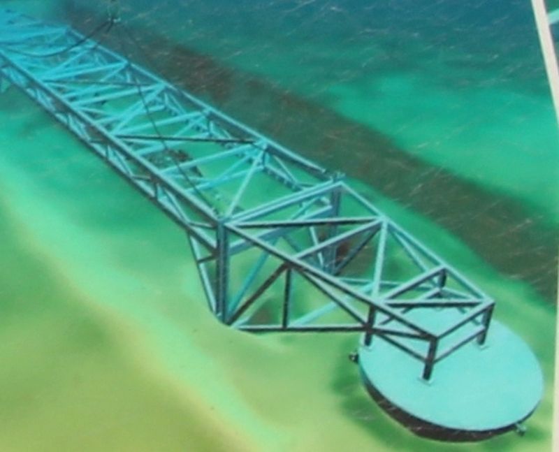 The <i>Hunley</i> Recovery Project Marker image. Click for full size.