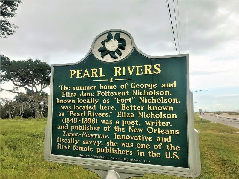 Pearl Rivers Marker image. Click for full size.