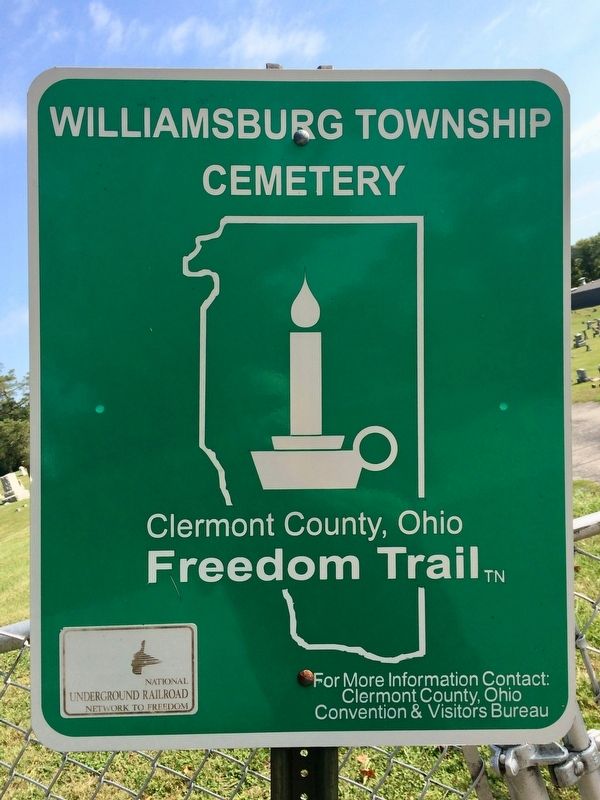Williamsburg Township Cemetery Marker image. Click for full size.