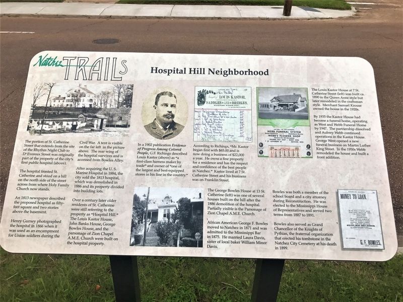 Hospital Hill Neighborhood Marker image. Click for full size.