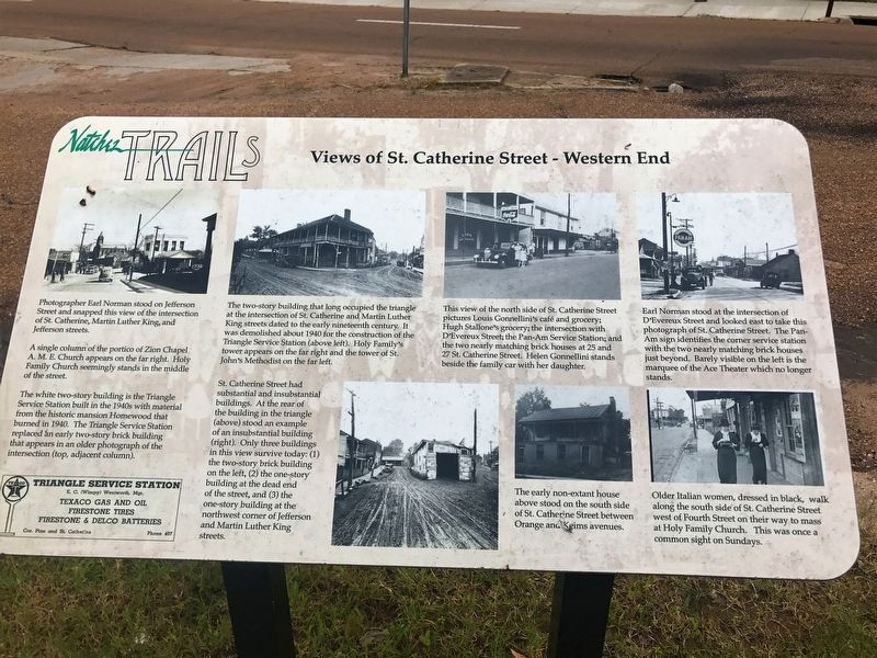 Views of St. Catherine Street - Western End Marker. Click for full size. Views of St. Catherine Street - Western End Marker image. Click for full size.