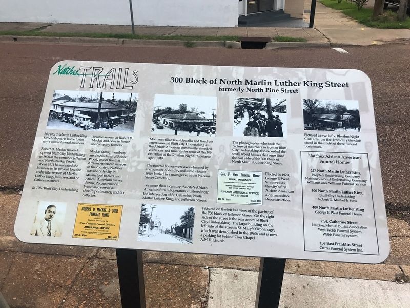 300 Block of Martin Luther King Street Marker image. Click for full size.