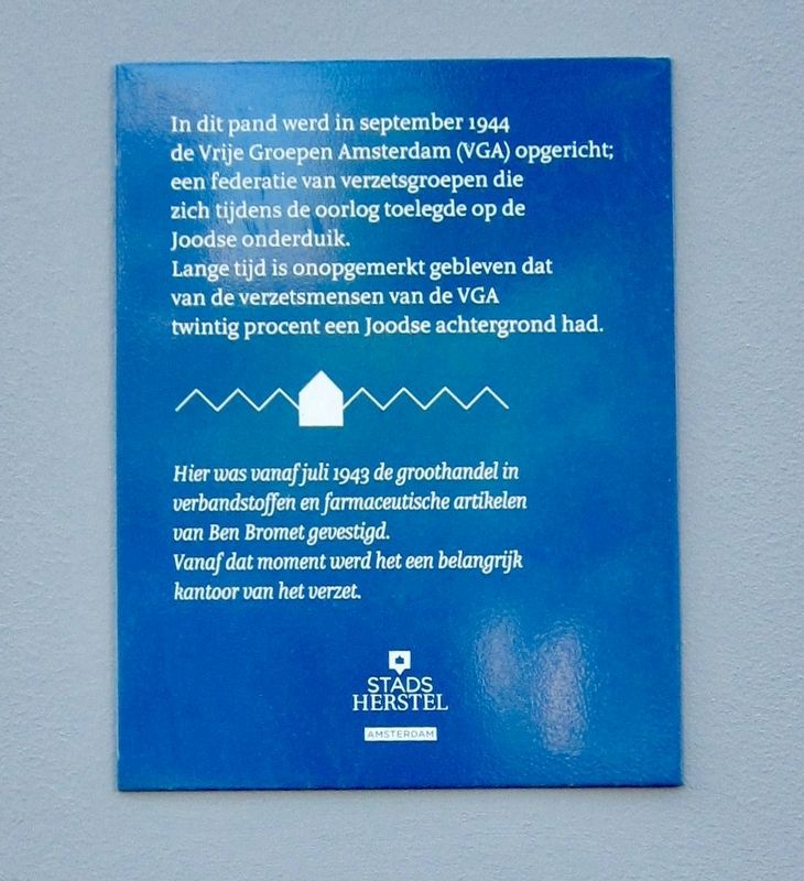 Free Groups of Amsterdam Resistance Marker. Click for full size. Free Groups of Amsterdam Resistance Marker image. Click for full size.