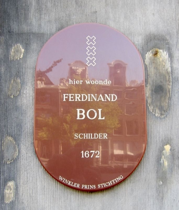 Ferdinand Bol Marker. Click for full size. Ferdinand Bol Marker image. Click for full size.