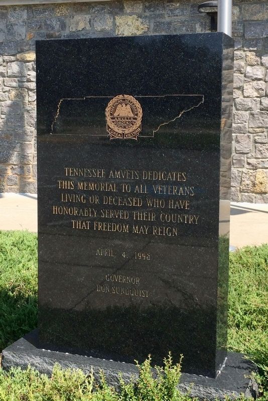 Tennessee AMVETS Veterans Memorial Marker image. Click for full size.