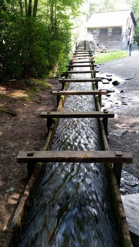 Water Chute to Mingus Mill. Click for full size. Water Chute to Mingus Mill image. Click for full size.