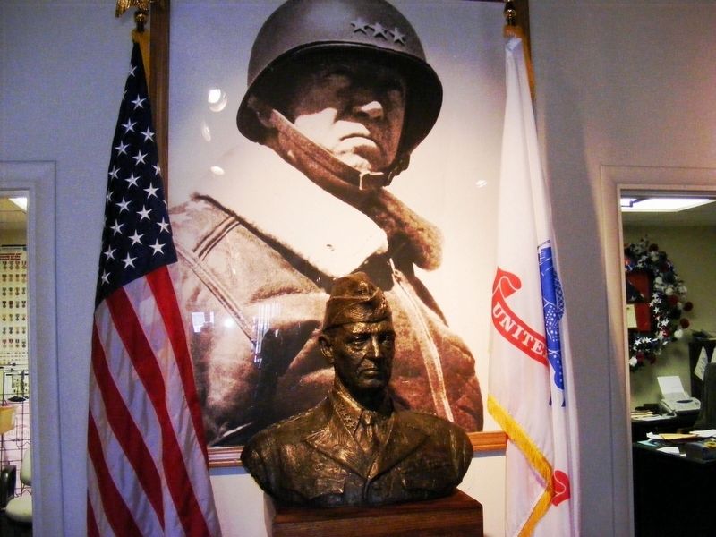 General Patton bust inside the museum image. Click for full size.