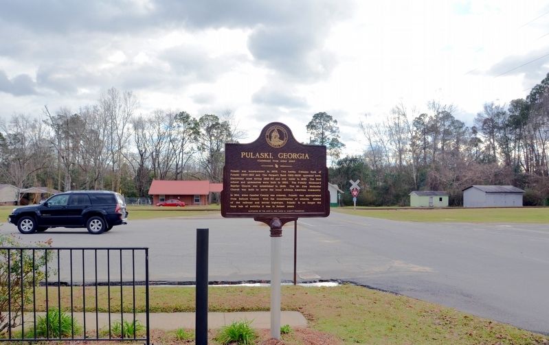 Pulaski, Georgia Marker (Side 2) image. Click for full size.