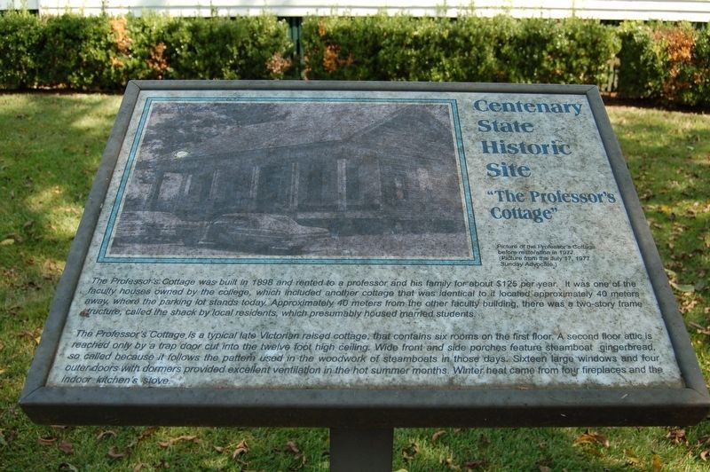 Centenary State Historic Site Marker. Click for full size. Centenary State Historic Site Marker image. Click for full size.