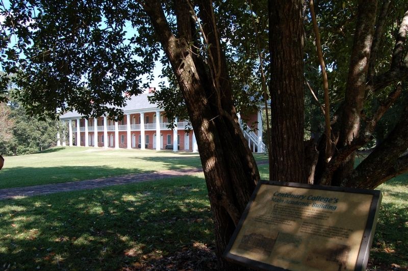 Centenary College's Main Academic Building Marker. Click for full size. Centenary College's Main Academic Building Marker image. Click for full size.