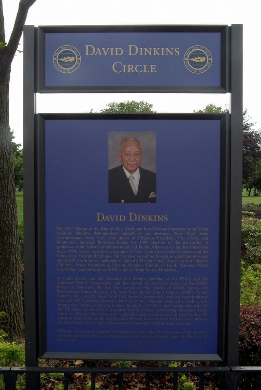 David Dinkins Circle Marker image. Click for full size.