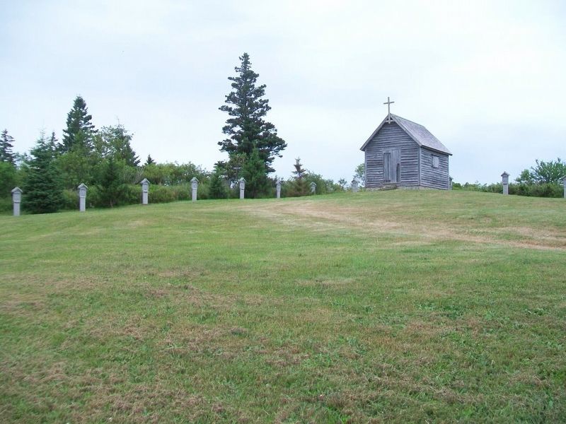 Chapelle de la Pointe-�-Rocco / Chapel site at Rocco Point image. Click for full size.