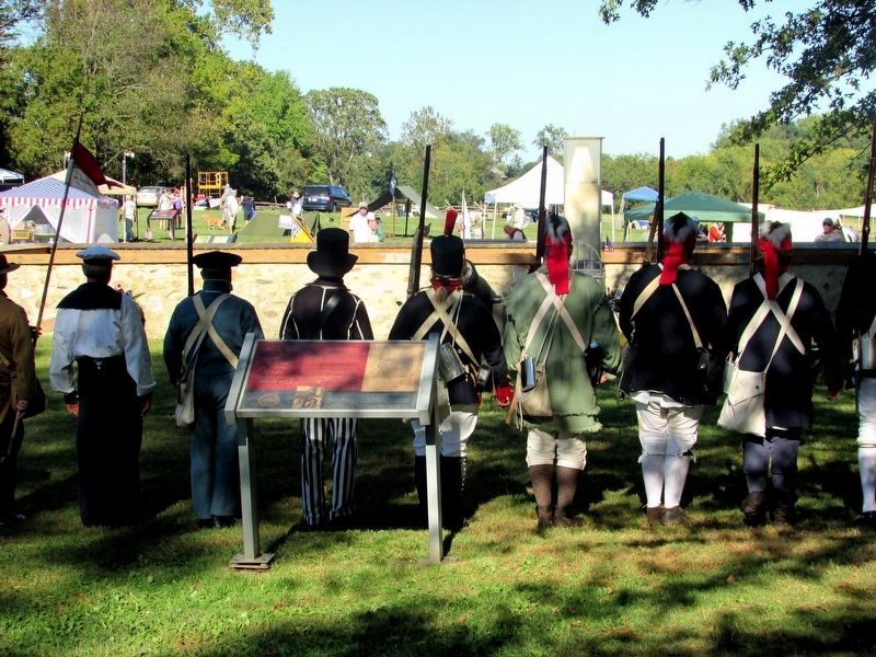 Soldiers at the Marker. Click for full size. Soldiers at the Marker image. Click for full size.