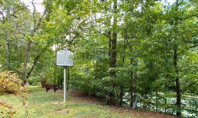 Herring (Heron) Ditch Marker, looking south. image. Click for full size.