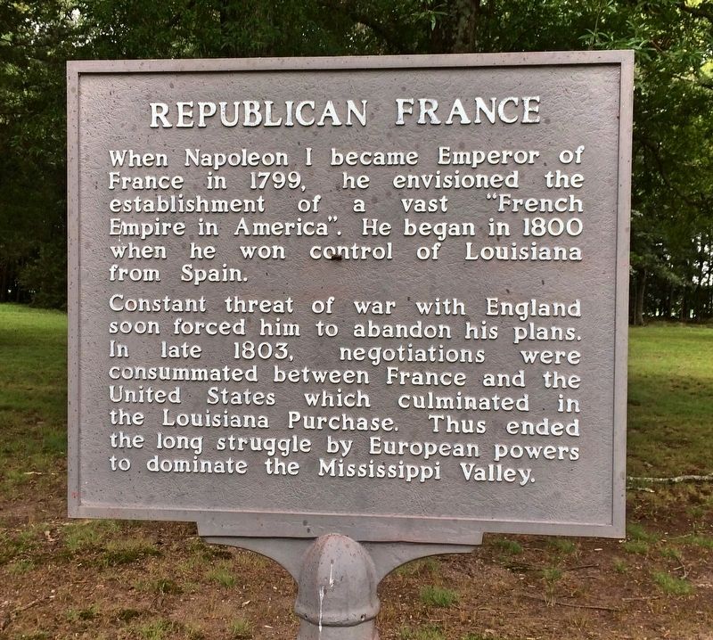 Republican France Marker image. Click for full size.