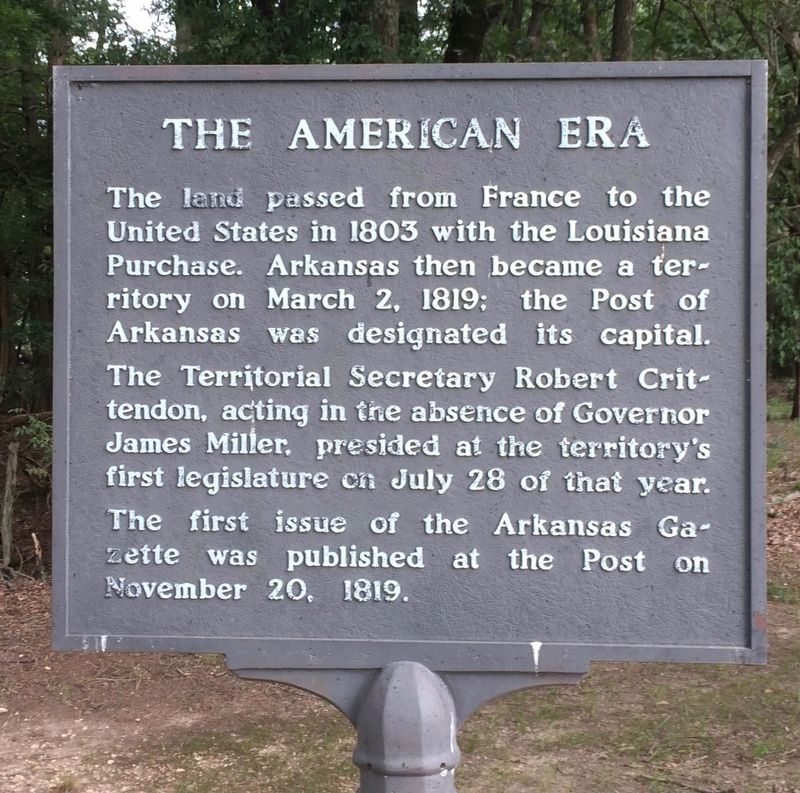 The American Era Marker image. Click for full size.
