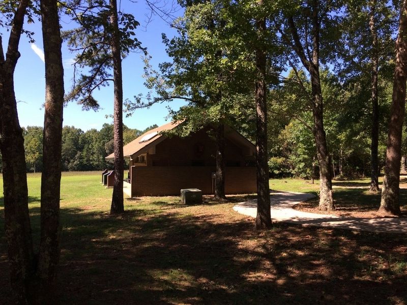 View of the Picnic Shelter Near the "From Pasture to Park" Marker image. Click for full size.