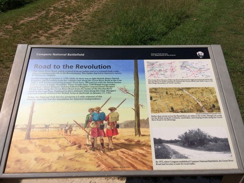 Road to the Revolution Marker image. Click for full size.