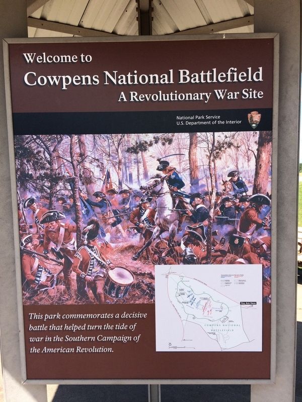Welcome to Cowpens National Battlefield - A Revolutionary War Site image. Click for full size.