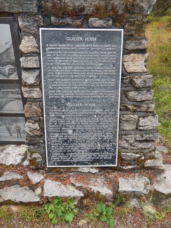 Glacier House Marker image. Click for full size.