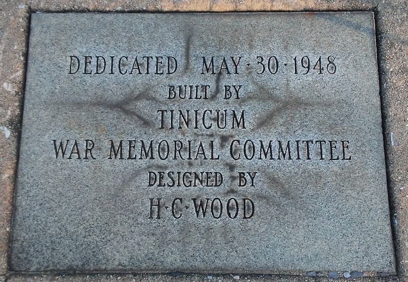 Tinicum Township World War II Memorial Dedication image. Click for full size.
