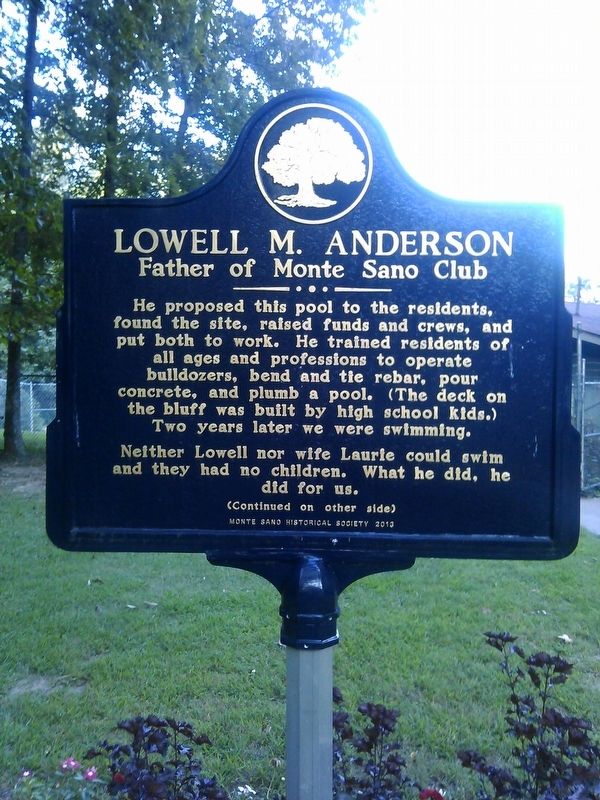 Lowell M. Anderson Marker image. Click for full size.