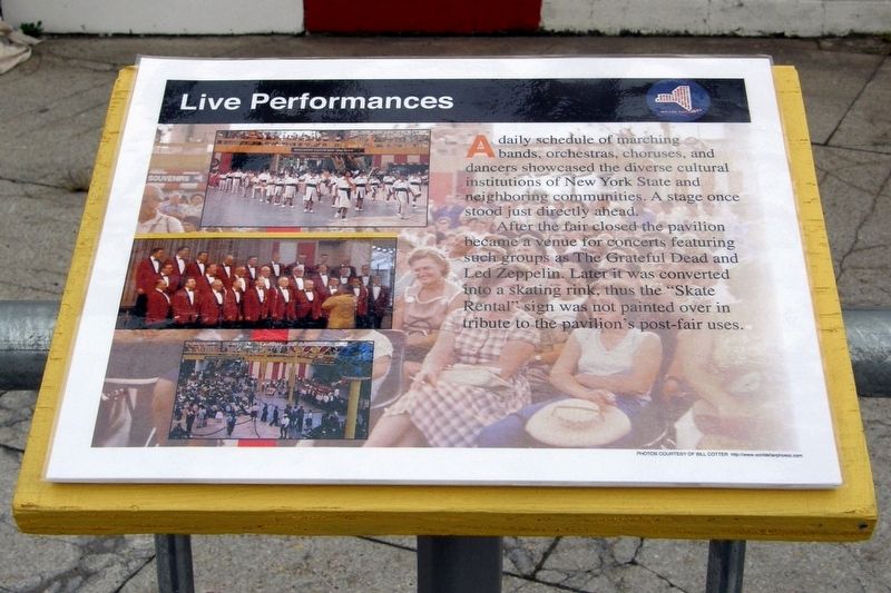 Live Performances Marker. Click for full size. Live Performances Marker image. Click for full size.