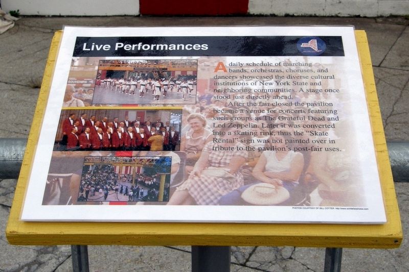 Live Performances Marker image. Click for full size.