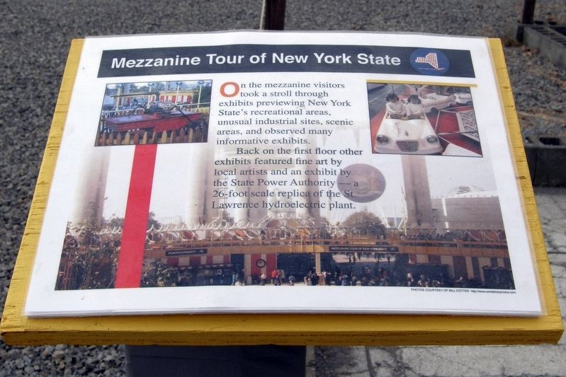 Mezzanine Tour of New York State Marker image. Click for full size.