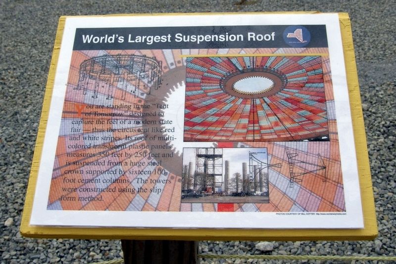 Worlds Largest Suspension Roof Marker image. Click for full size.