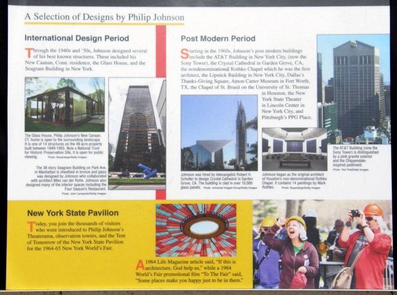 Panel II - A Selection of Designs image. Click for full size.