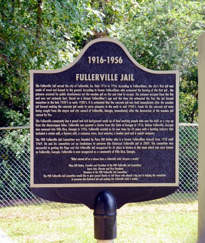 Fullerville Jail Marker image. Click for full size.