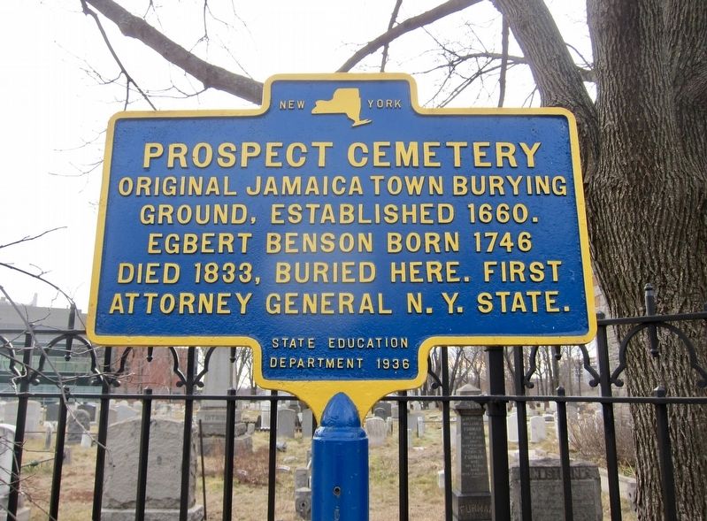 Prospect Cemetery Marker image. Click for full size.