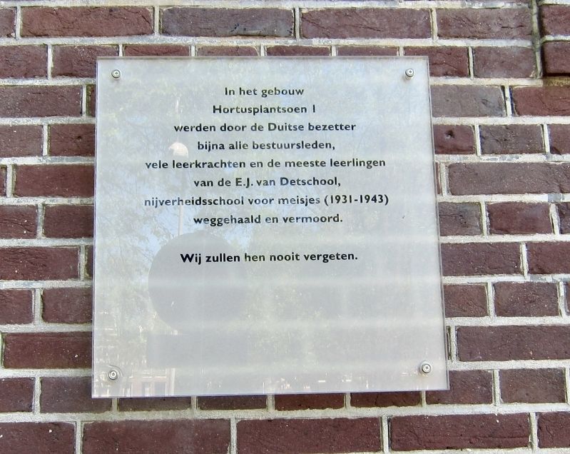 Deaf School Memorial Marker. Click for full size. Deaf School Memorial Marker image. Click for full size.